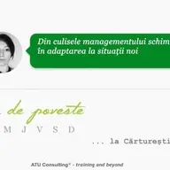 Din culisele managementului schimbării