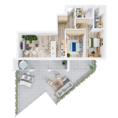 Apartament cu 4 camere in Cluj