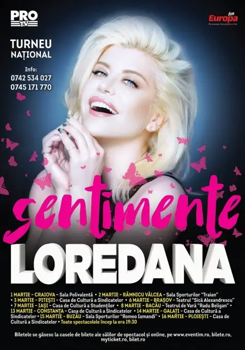 Concert Loredana Groza - Sentimente