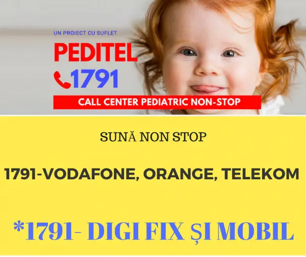 Serviciul pediatric de sfat medical non stop