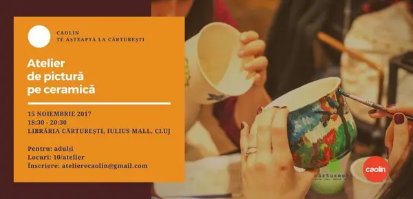 Atelier de pictura pe ceramica pentru adulti