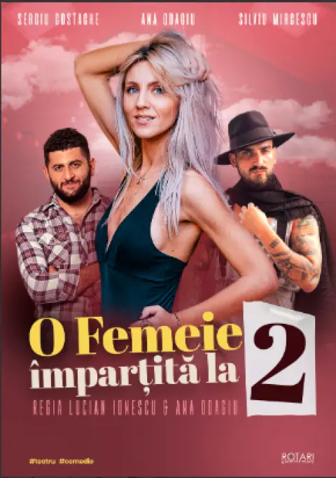 O femeie impartita la 2