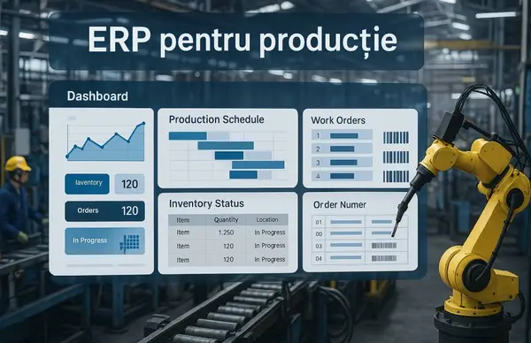 Cum ajută un ERP la optimizarea comenzilor de producție