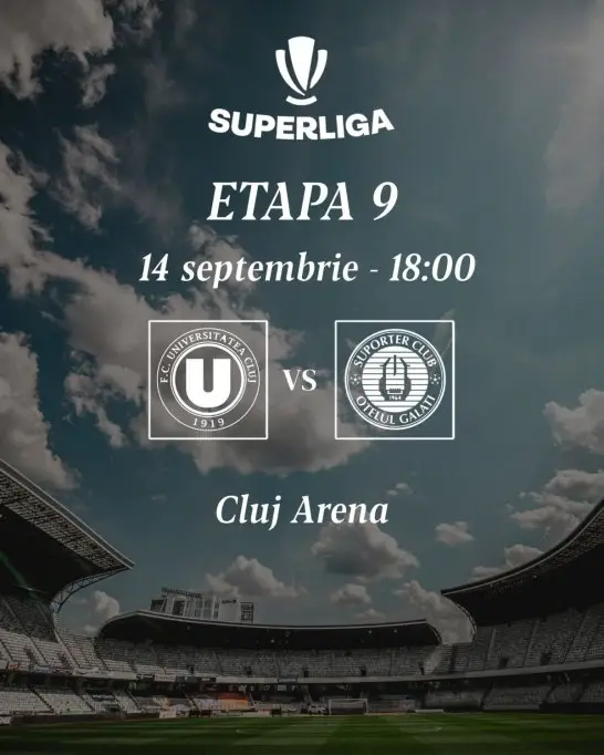 FC Universitatea Cluj - Oțelul Galați