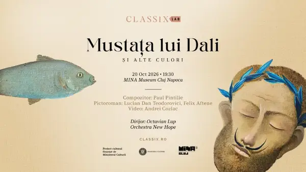 Spectacolul special Mustața lui Dali și alte culori la Cluj-Napoca