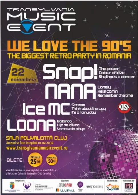 Transylvania Music Event - We Love The 90'S