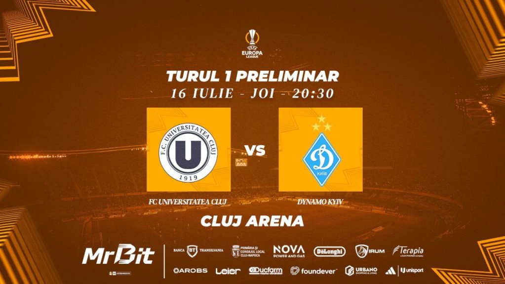 FC Universitatea Cluj vs Dinamo Kiev