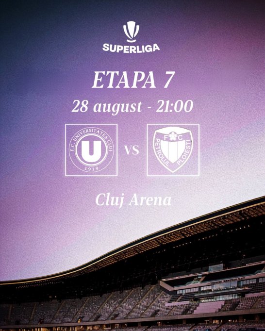 FC Universitatea Cluj - FC Petrolul Ploiești